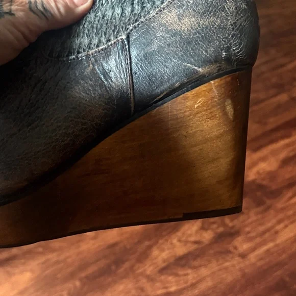Bed Stu Wedge Boots - Picture 7 of 10
